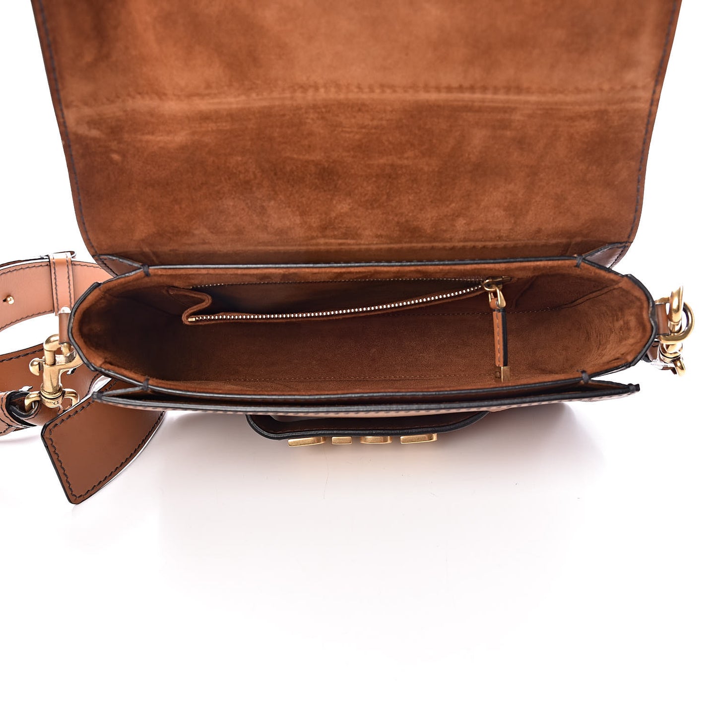 Smooth Calfskin Dio(r)evolution Flap Bag Tan