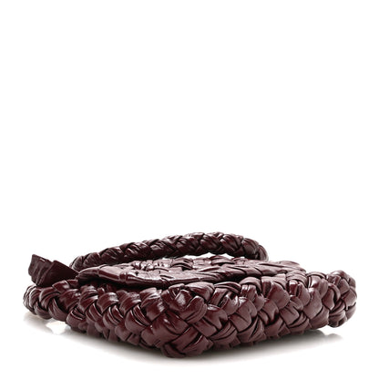 Bottega Veneta Calfskin Foulard Intreccio Kalimero Citta Shoulder Bag Barolo Barolo 4 of 11