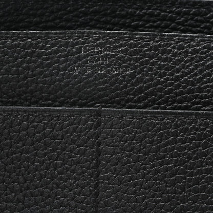Hermes Togo Dogon Duo Wallet Black 6 of 15
