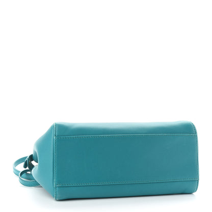 Fendi Nappa Mini Peekaboo Iconic Satchel Lago 4 of 14