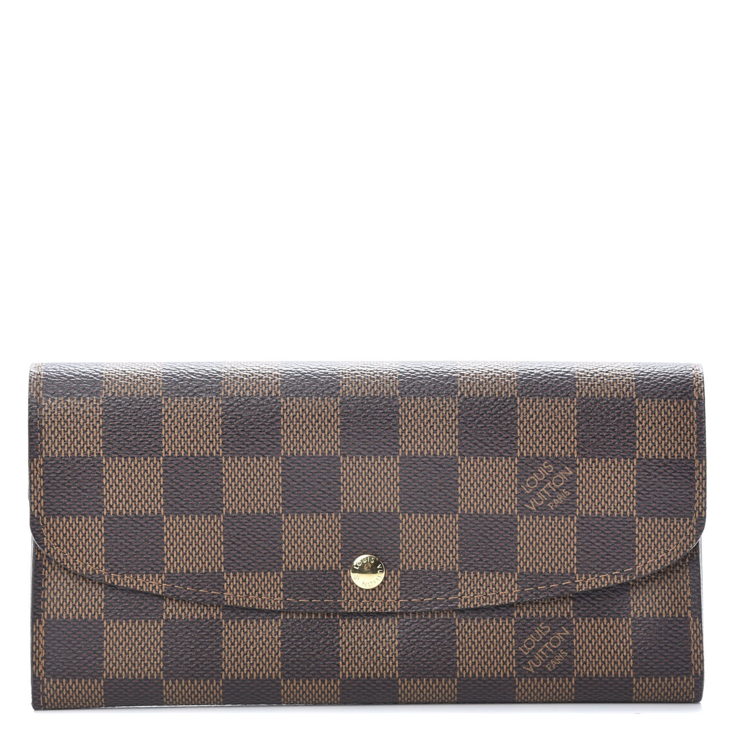 Louis Vuitton Damier Ebene Emilie Wallet 1 of 9