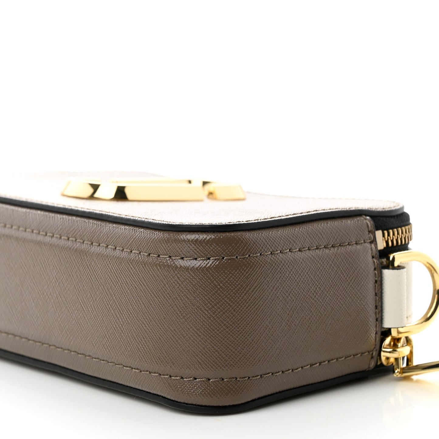 Saffiano Small Snapshot Camera Bag French Grey