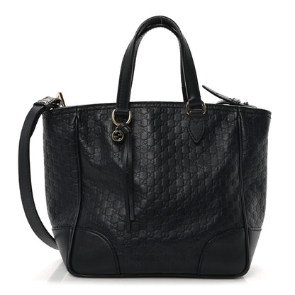 Gucci Microguccissima Small Bree Tote Black 1 of 10
