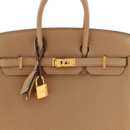 Hermes Togo Birkin 25 Chai 8 of 11