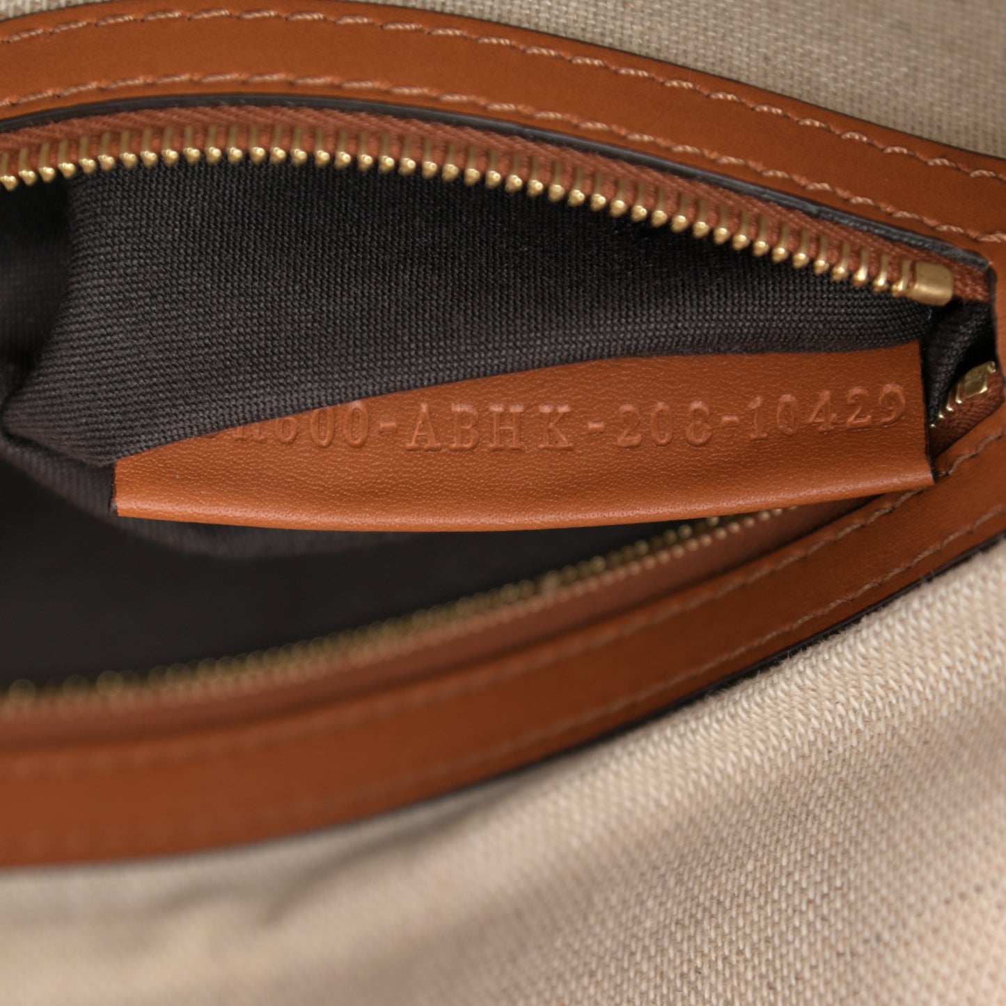 Kuban Canvas Vitello King FF Embroidered Baguette Grezzo Multicolor