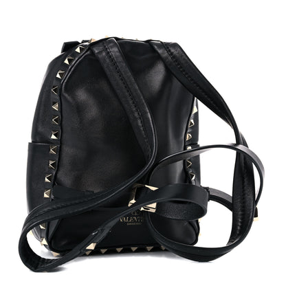 Valentino Garavani Calfskin Mini Rockstud Backpack Black 3 of 12