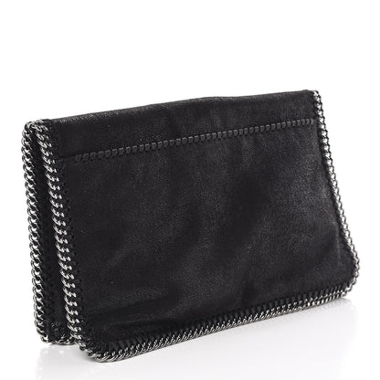 Stella McCartney Shaggy Deer Crystal Falabella Clutch Black 3 of 16