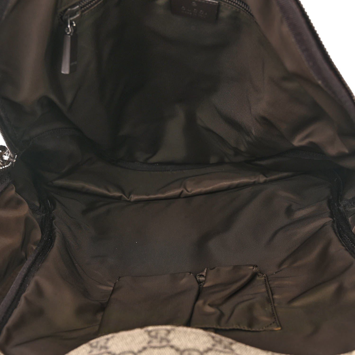 Gucci GG Plus Monogram Interlocking G Medium Backpack Dark Brown 5 of 14