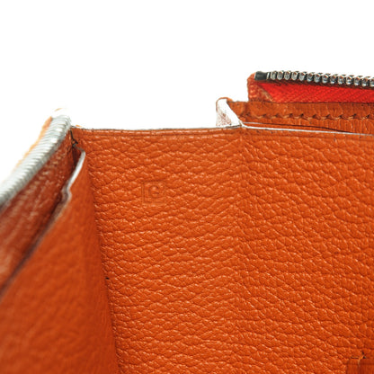 Hermes Chamonix Remix Duo Wallet Orange 7 of 11