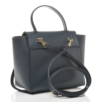 Celine Baby Grained Calfskin Nano Belt Bag Abyss Blue 3 of 10