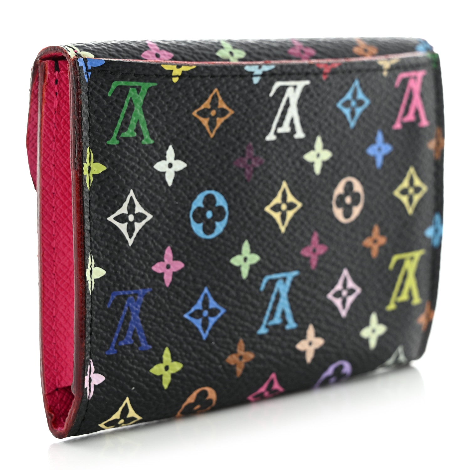 Louis Vuitton Monogram Multicolor Business Card Holder Black Grenade 3 of 11