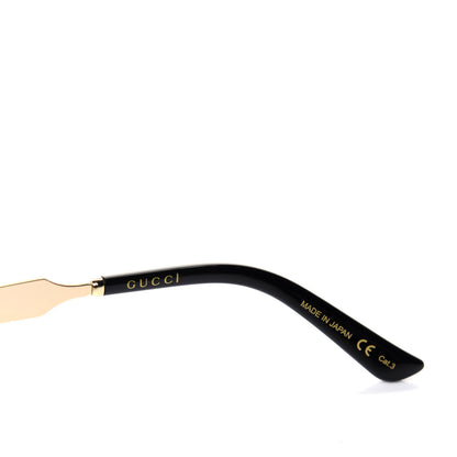 Gucci Acetate Oversized Butterfly Sunglasses GG 0076S Black 6 of 8