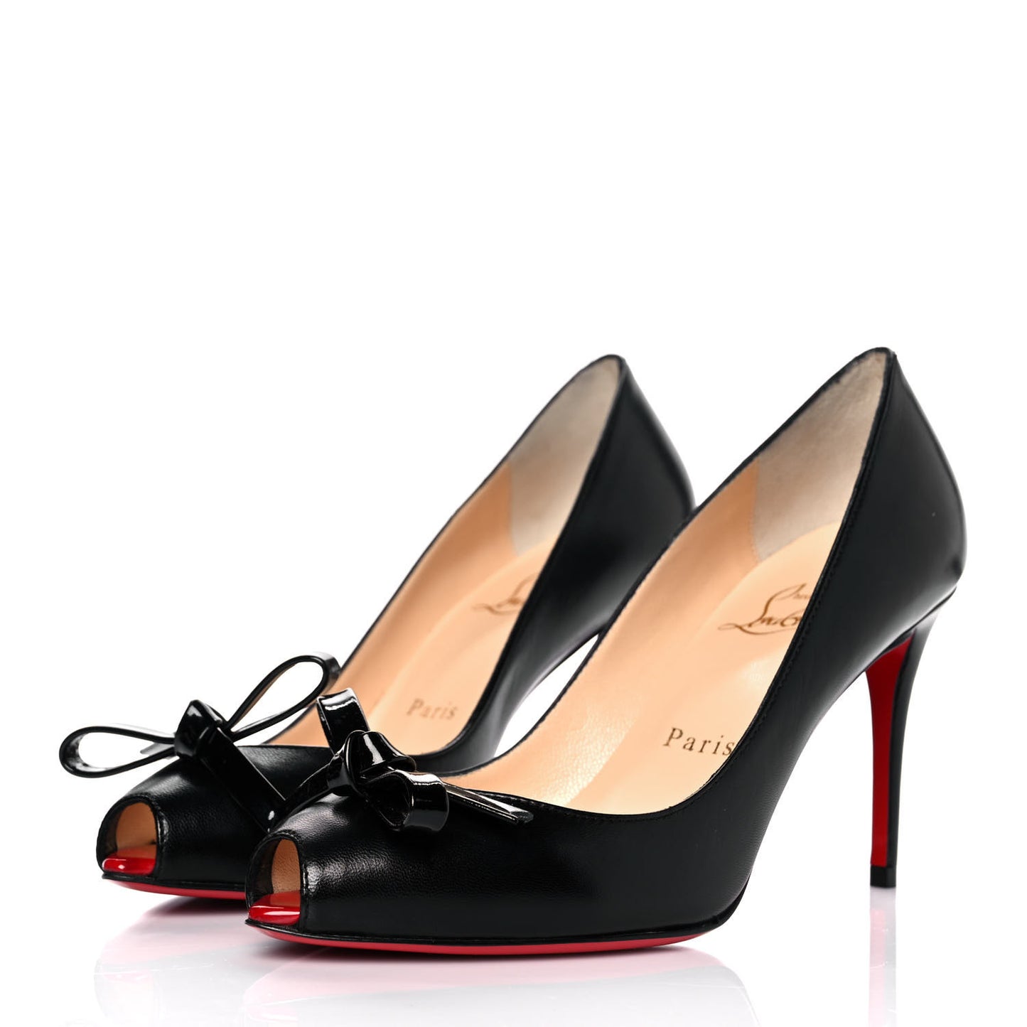 Kid Patent Tibunodo 85 Pumps 35 Black Red