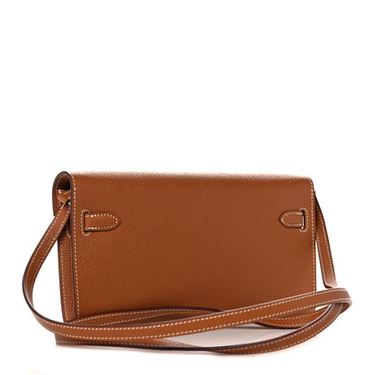 Hermes Epsom Kelly Wallet To Go Gold 3 of 9