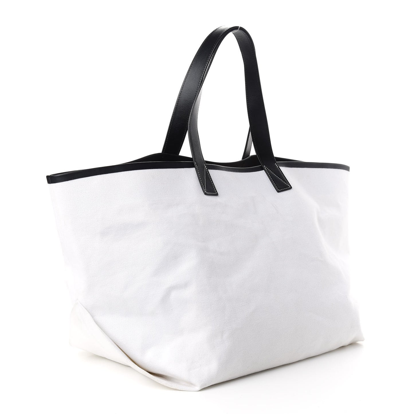 Textile Medium Made In Tote Black White