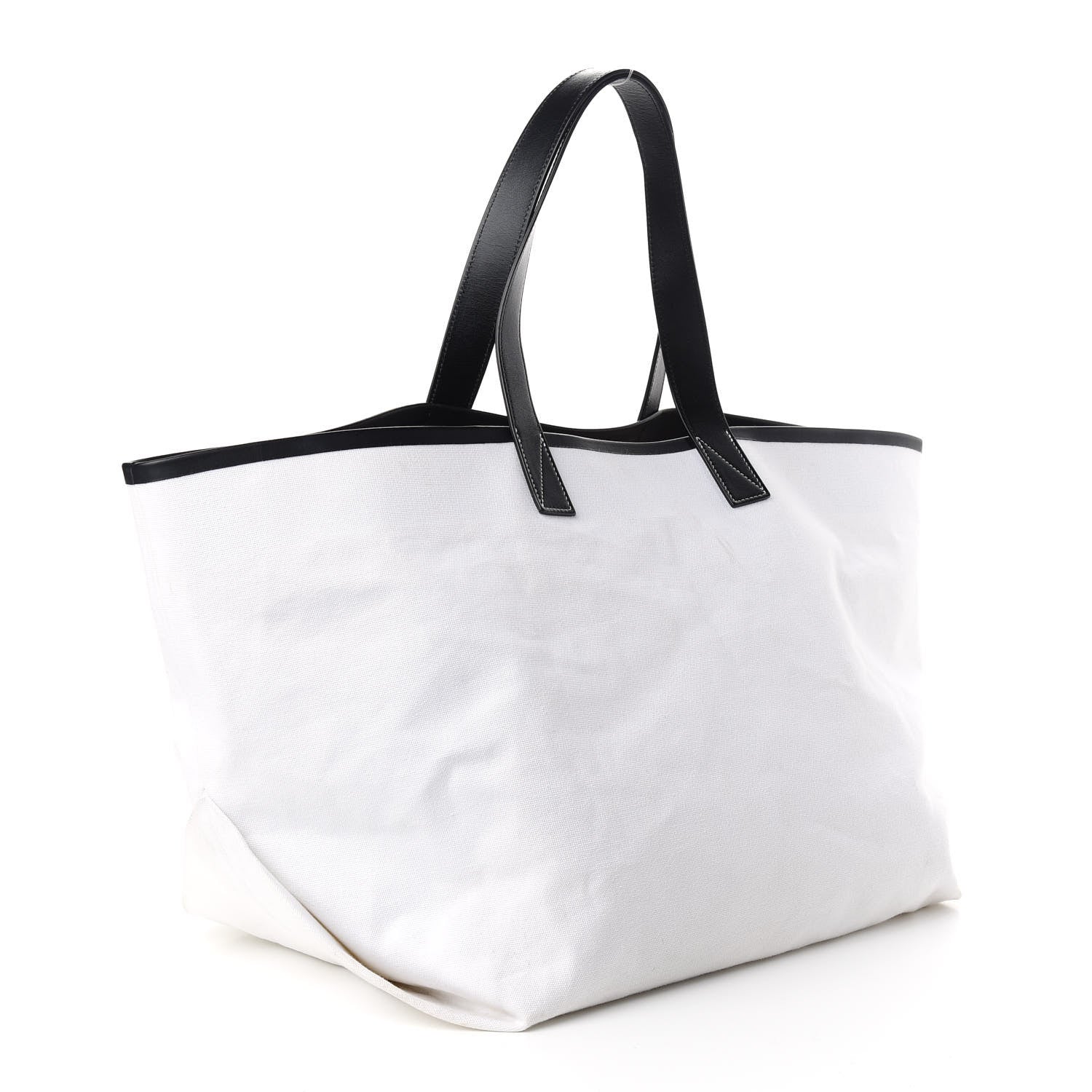 Celine Textile Medium Made In Tote Black White 3 of 9