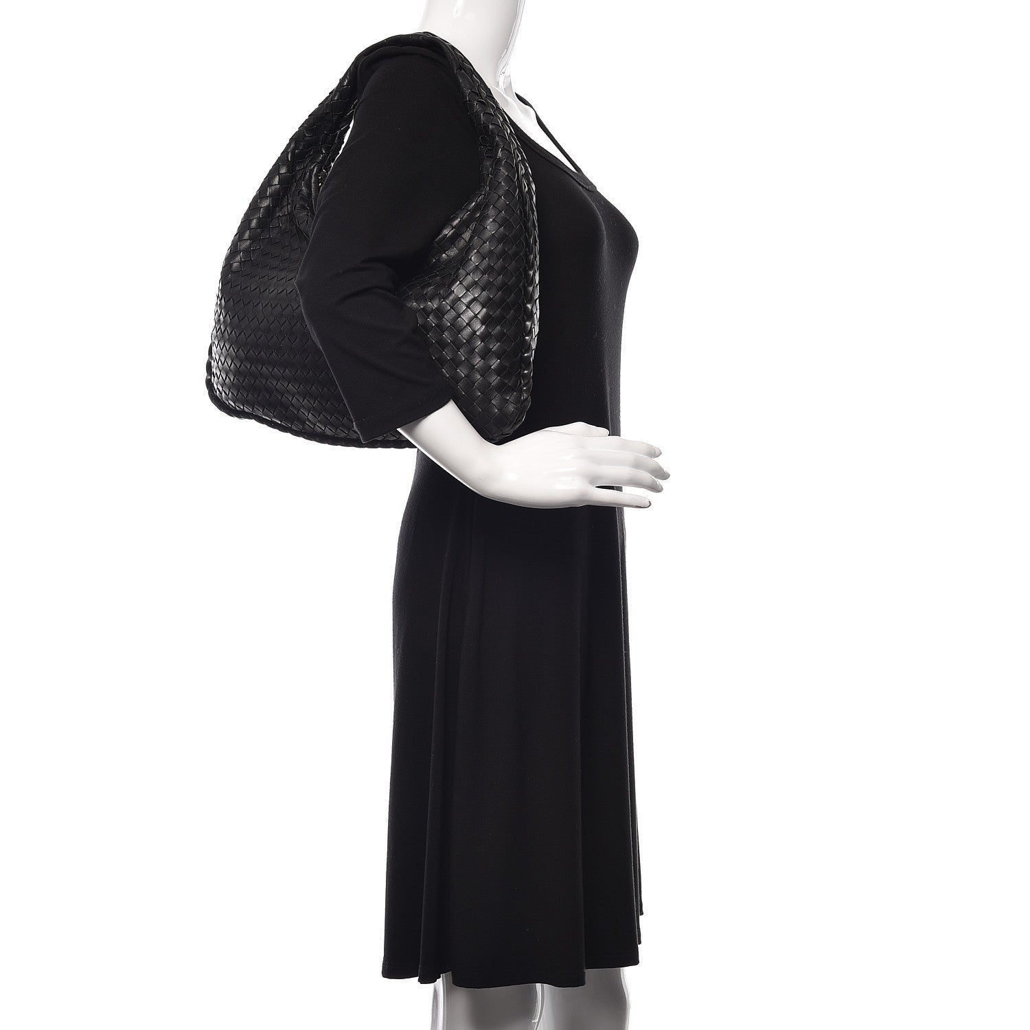 Bottega Veneta Nappa Intrecciato Medium Veneta Hobo Black 2 of 12