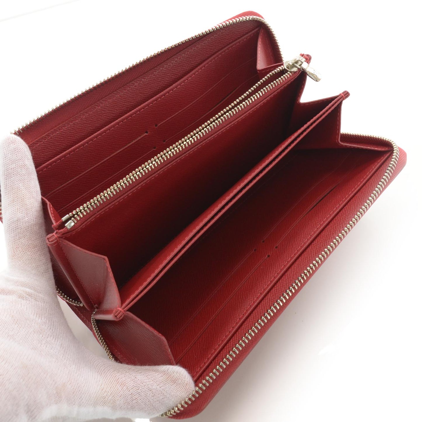 Epi Zippy Wallet Rubis Red