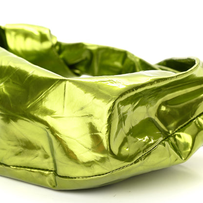 Bottega Veneta Metallic Crushed Calfskin Mini Jodie Chlorophyll 10 of 10