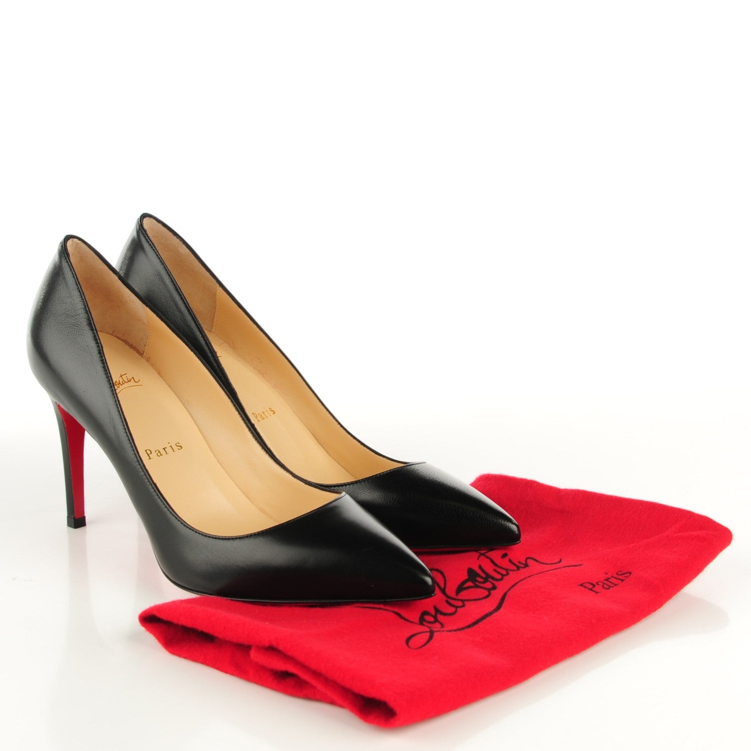 Christian Louboutin Kid Pigalle 85 Pumps 38.5 Black 7 of 7