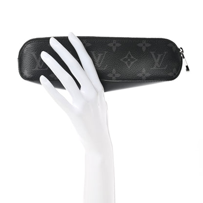 Louis Vuitton Monogram Eclipse Elizabeth Pencil Pouch Black 2 of 7
