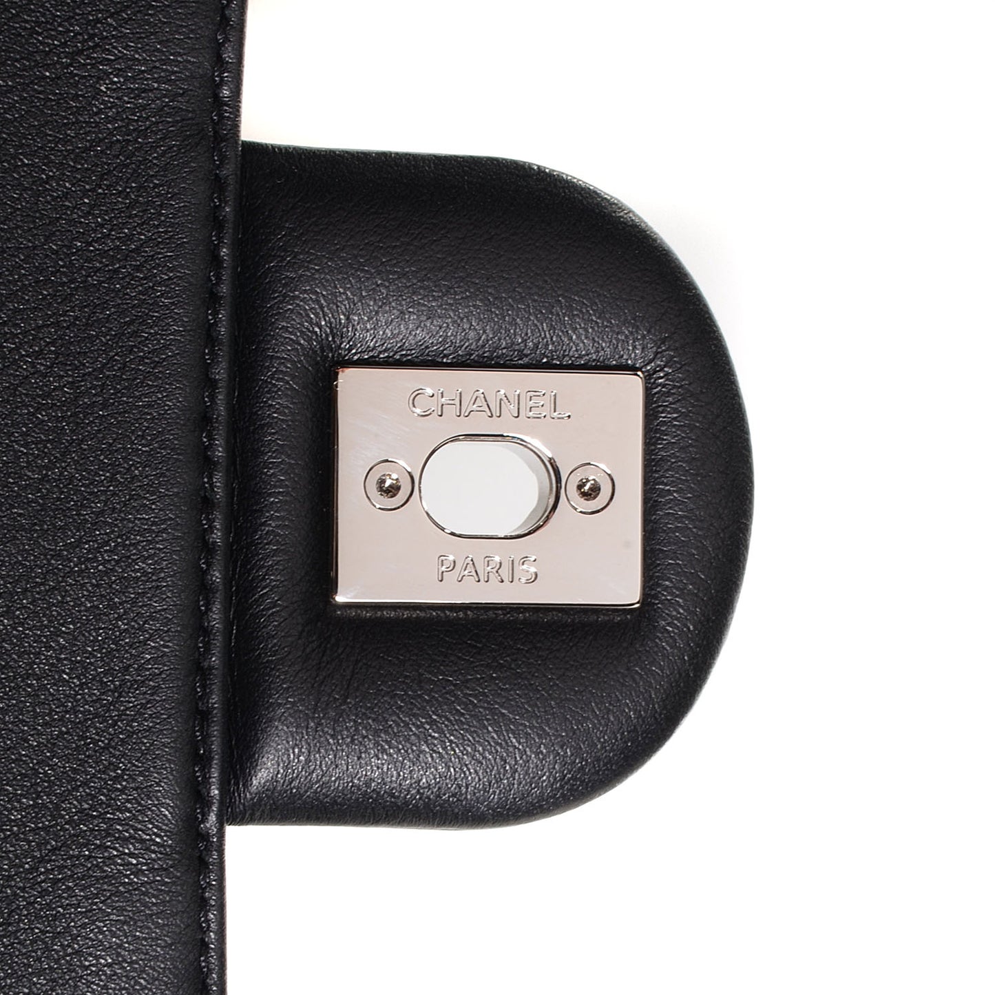 Patent Quilted Small Coco Shine Flap Black
