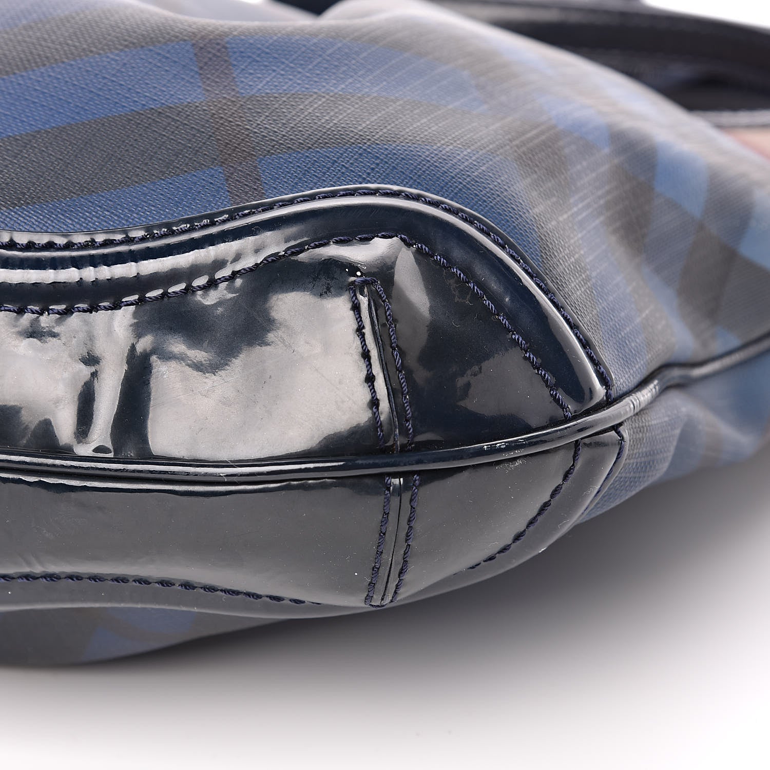 Burberry Nova Pop Degrade Medium Craigwell Hobo Jet Blue 11 of 13