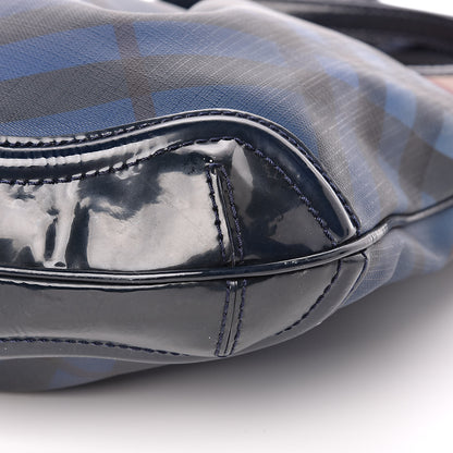 Burberry Nova Pop Degrade Medium Craigwell Hobo Jet Blue 11 of 13