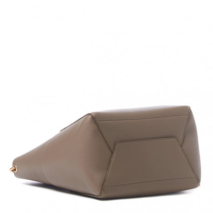 Celine Soft Grained Calfskin Sangle Bucket Bag Taupe 4 of 9