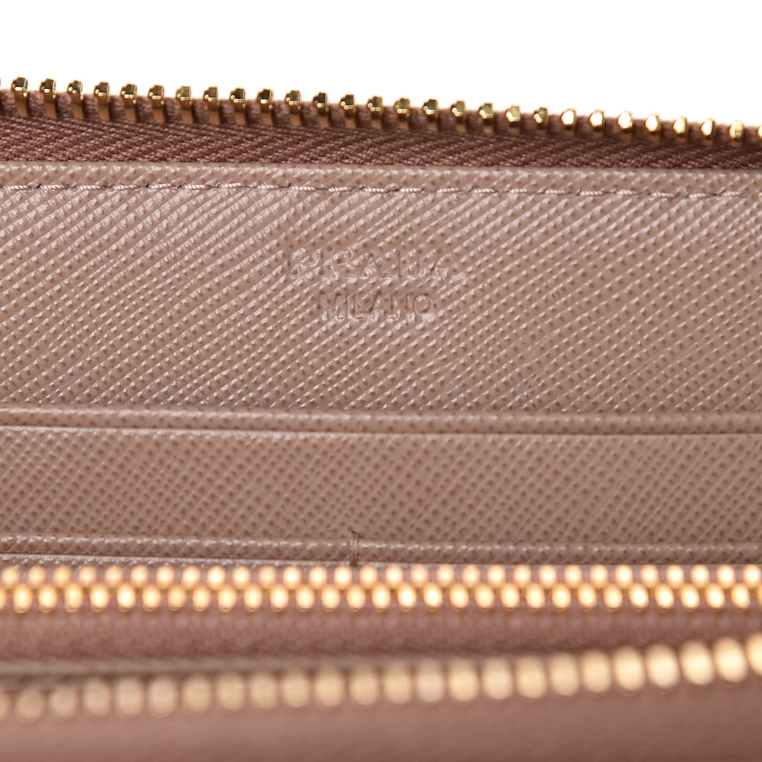 Prada Saffiano Fiocco Bow Zip Around Wallet Cammeo 6 of 10