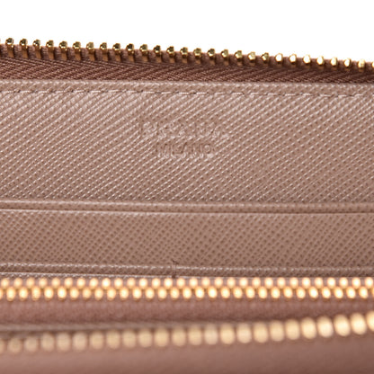 Prada Saffiano Fiocco Bow Zip Around Wallet Cammeo 6 of 10