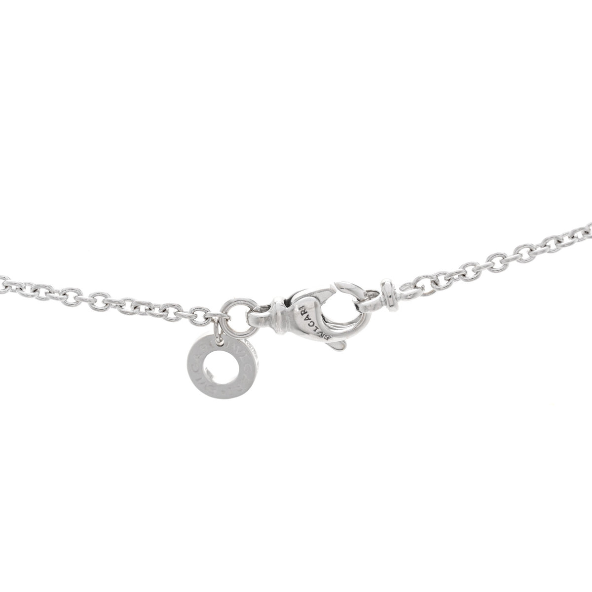 18K White Gold B.Zero1 Pendant Necklace