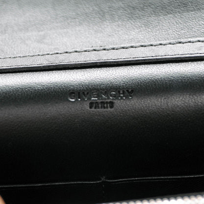 Givenchy Calfskin Star Pandora Chain Wallet Black 6 of 7