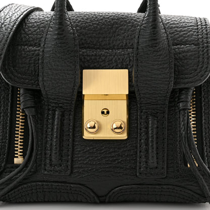 3.1 Phillip Lim Textured Calfskin Nano Pashli Satchel Black 8 of 11