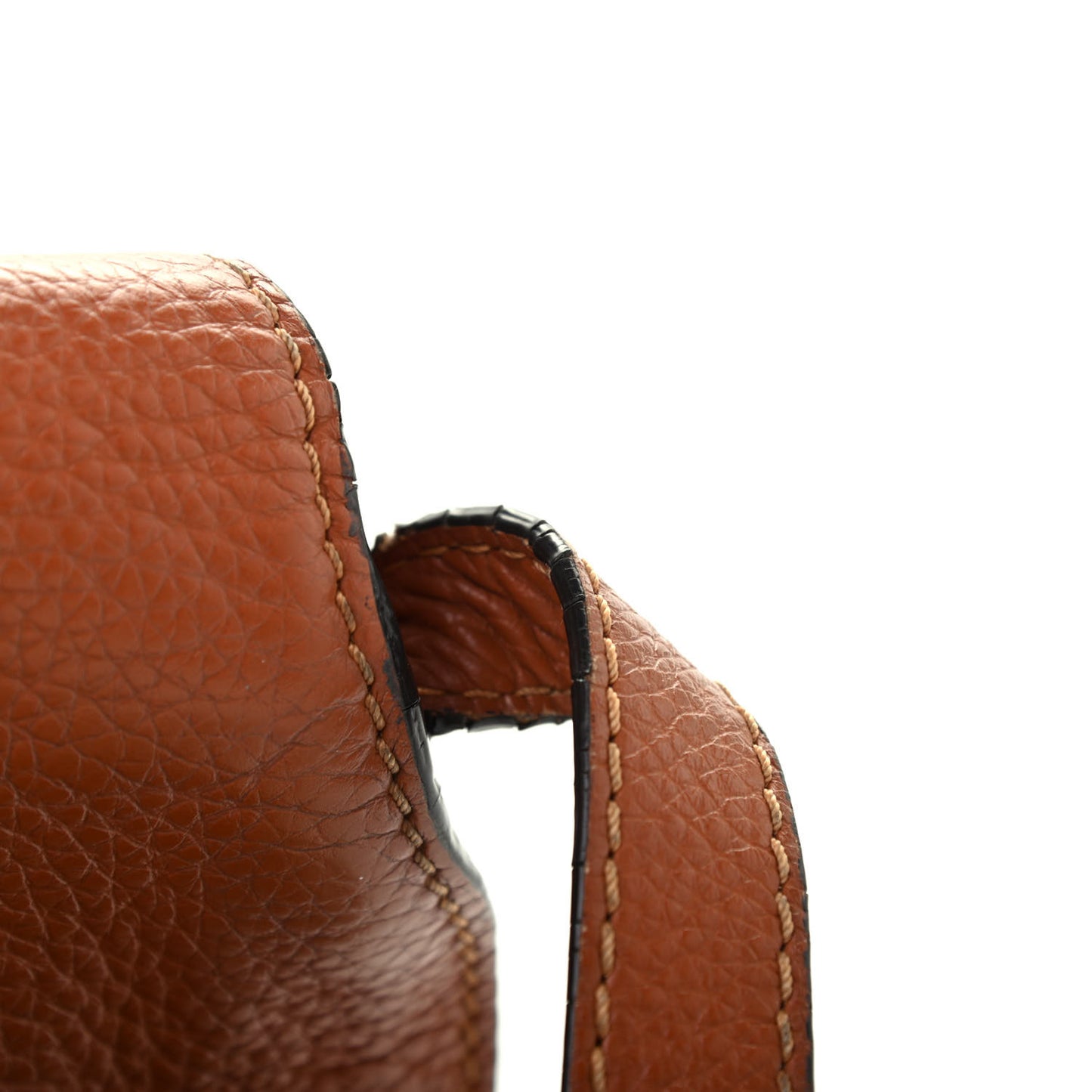 Calfskin Mini Marcie Round Crossbody Bag Tan