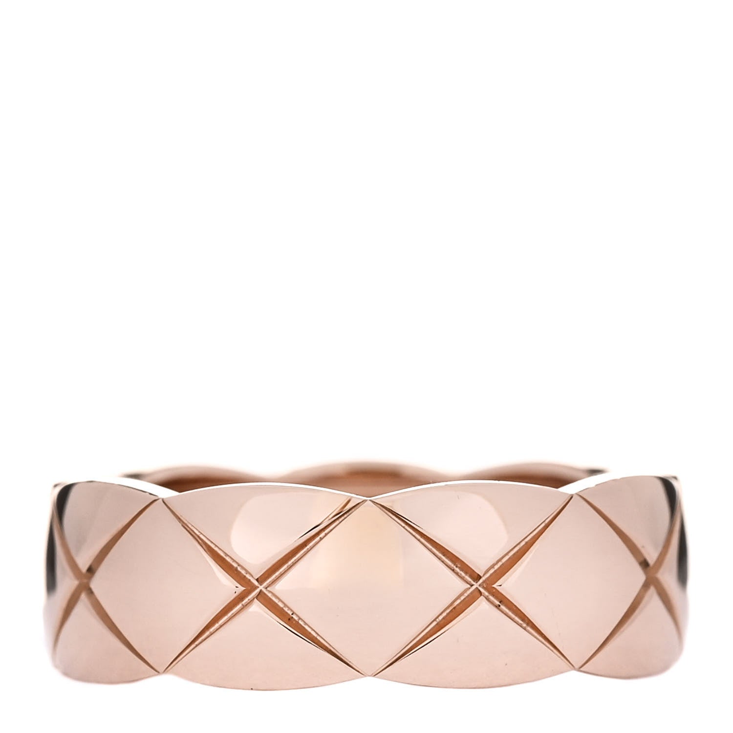Chanel 18K Beige Gold Small Coco Crush Ring 54 6.75 1 of 7