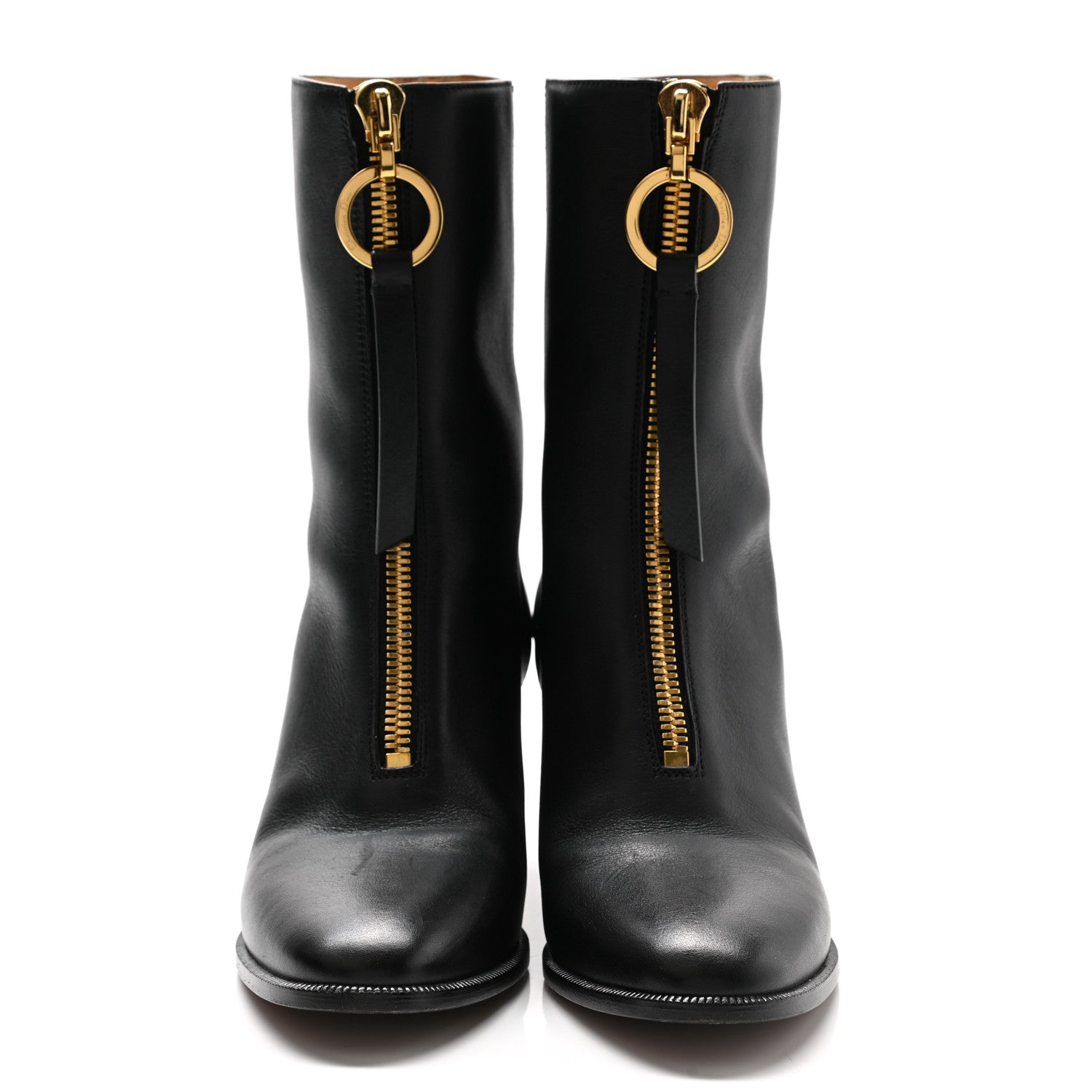 Christian Dior Calfskin Effrontee Holt Ankle Boot 37 Black 2 of 8