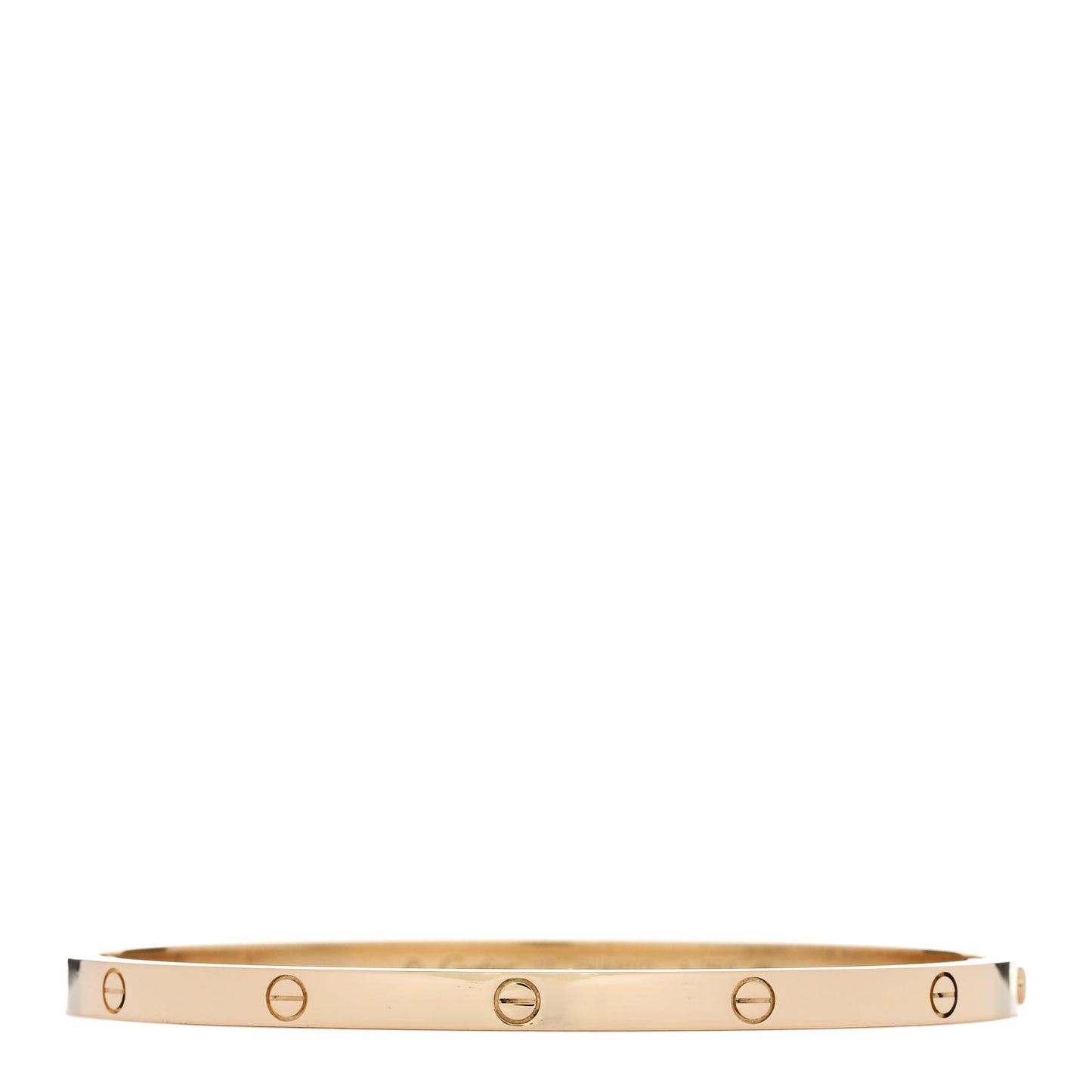 18K Yellow Gold Small LOVE Bracelet 17