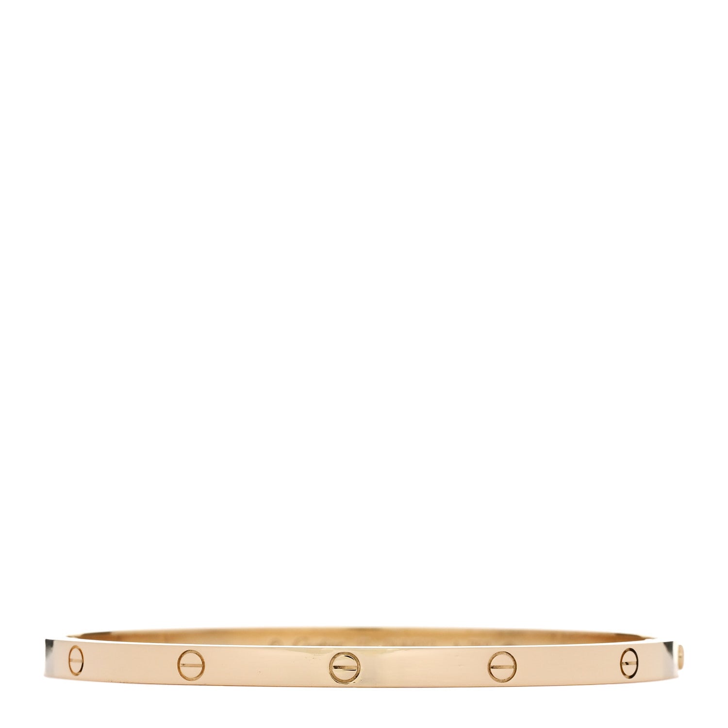 Cartier 18K Yellow Gold Small LOVE Bracelet 17 1 of 8