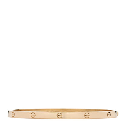 Cartier 18K Yellow Gold Small LOVE Bracelet 17 1 of 8