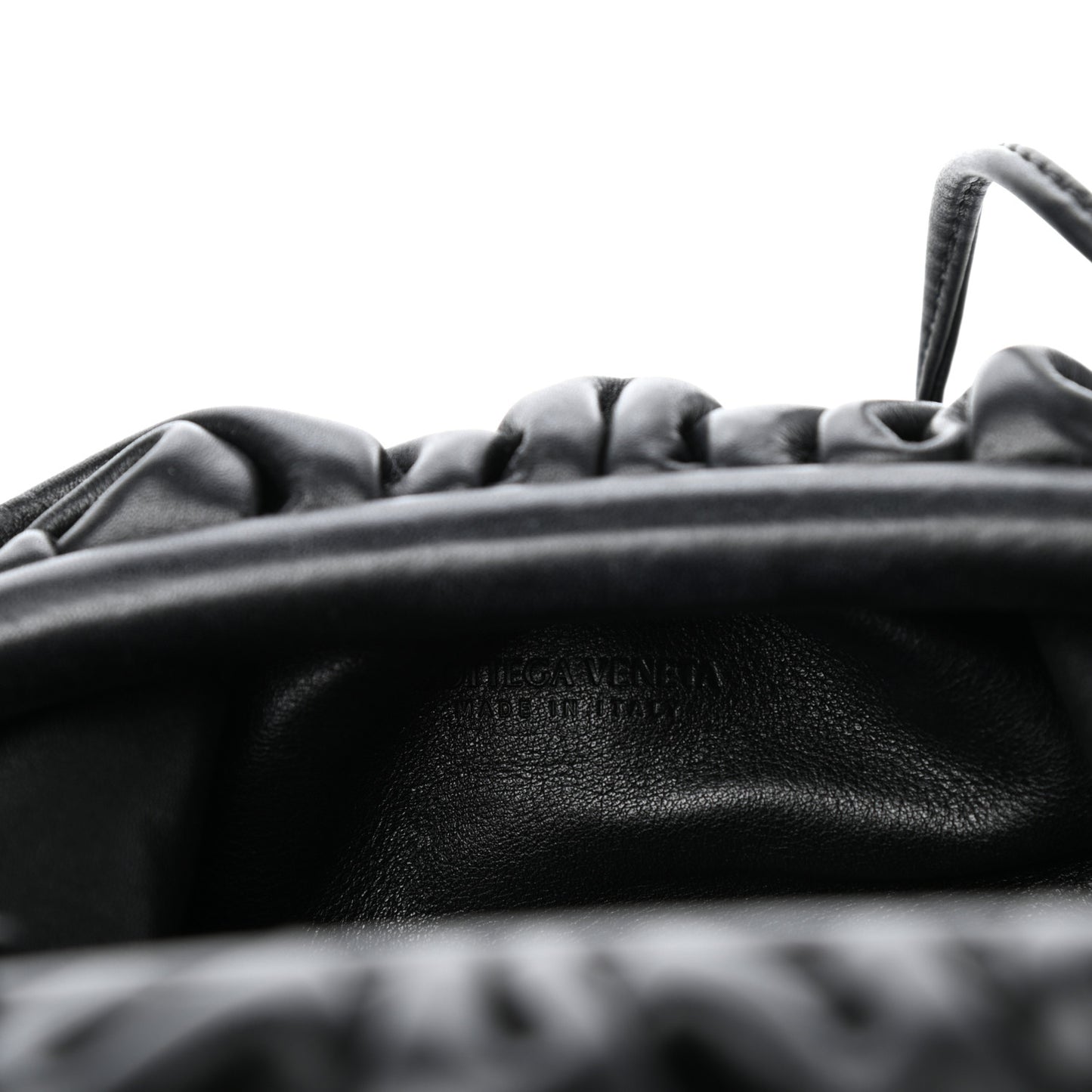 Butter Calfskin The Mini Pouch Black