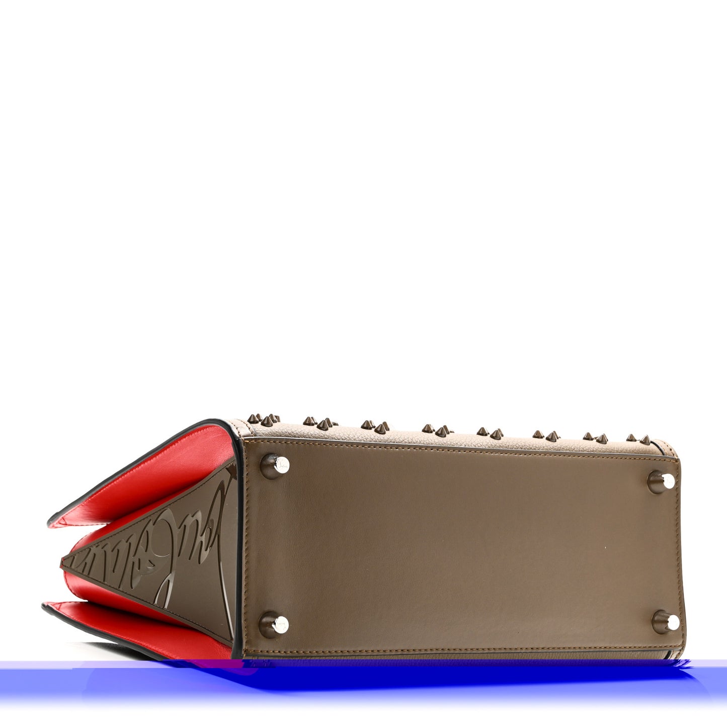 Calfskin Spikes Loubinthesky Medium Paloma Silex