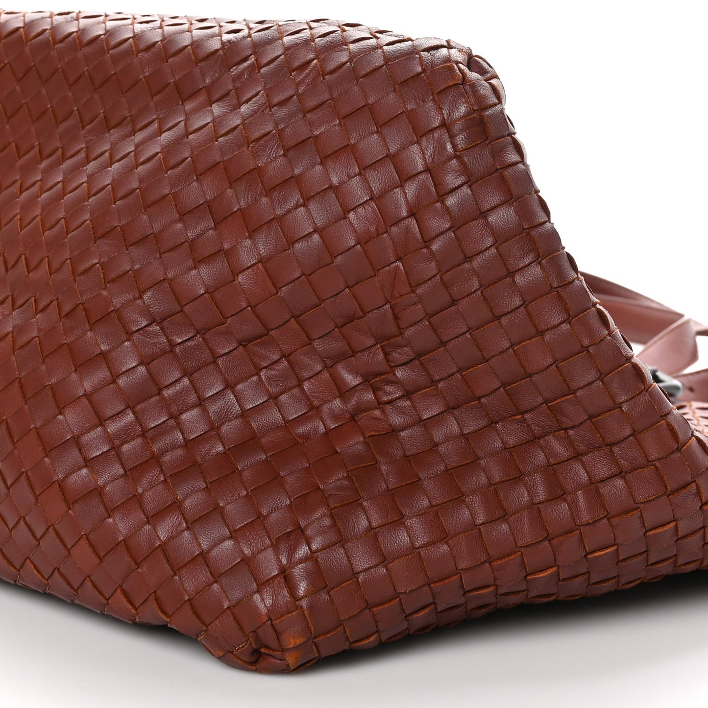Nappa Intrecciato Large Cesta Tote Brique