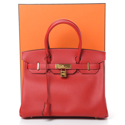 Hermes Epsom Birkin 30 Rouge Casaque 12 of 12