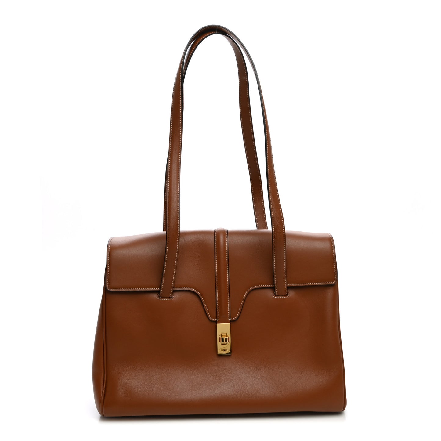 Smooth Calfskin Medium Soft 16 Bag Tan