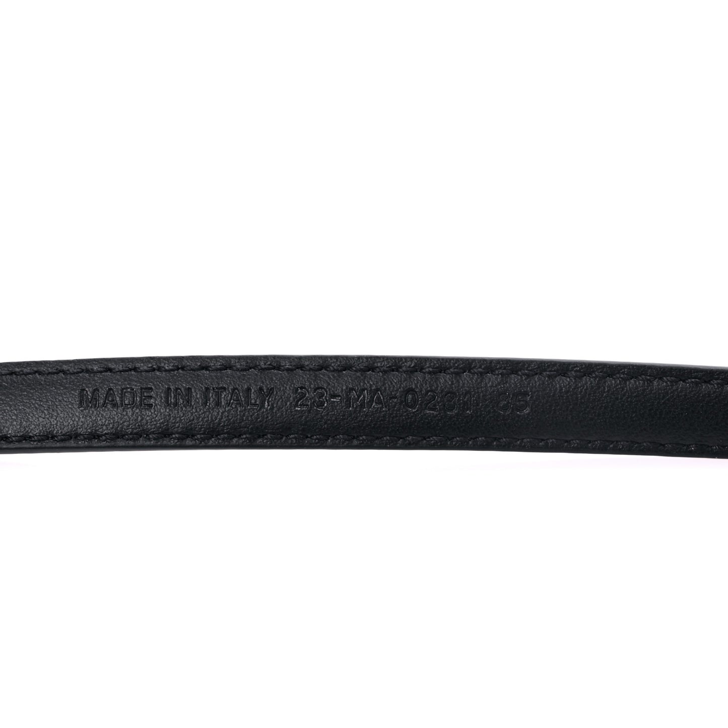 Calfskin Bobby CD Belt 85 Black