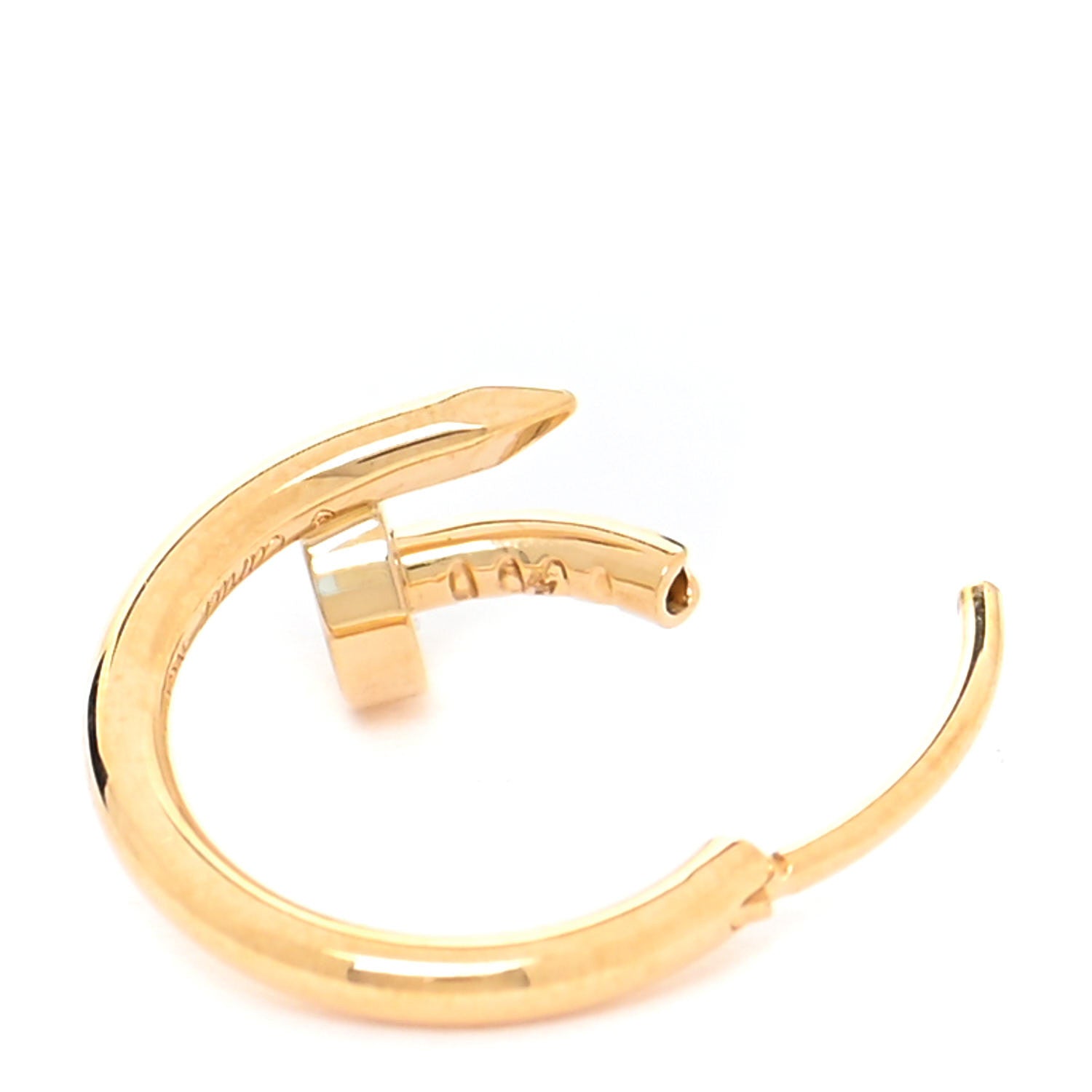 Cartier 18K Yellow Gold Juste Un Clou Single Hoop Earring 3 of 5