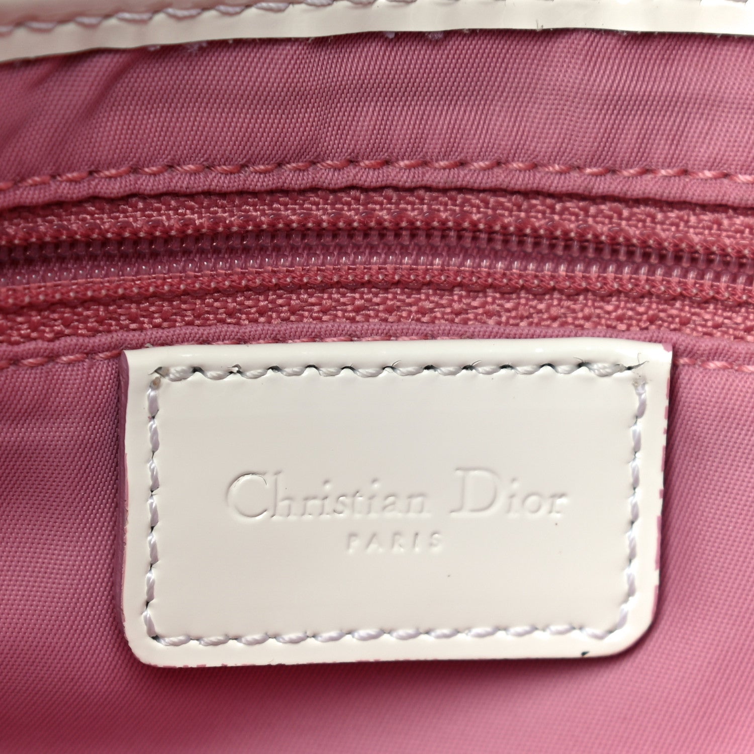 Christian Dior Monogram Floral Saddle Bag Pink 6 of 18