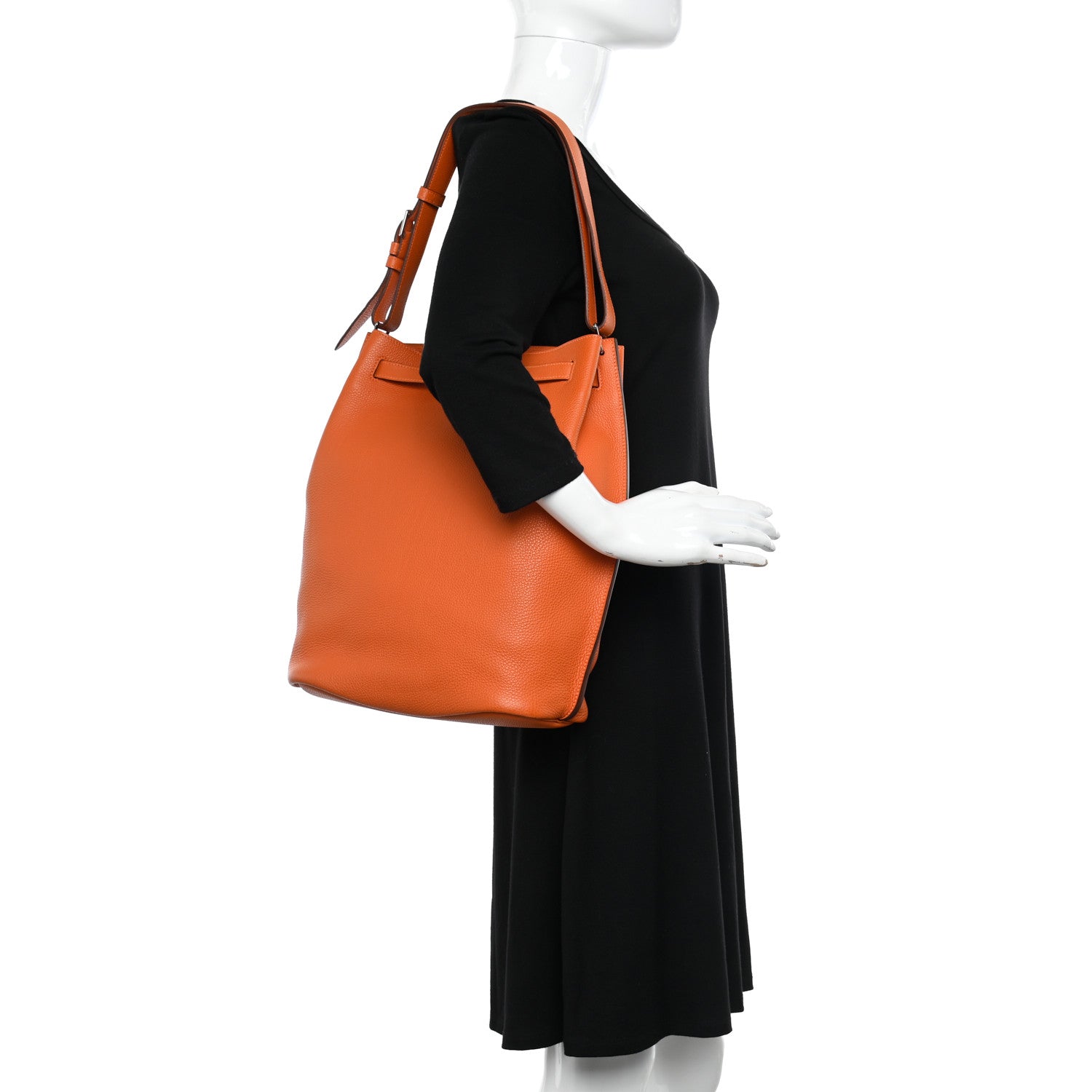 Hermes Togo SO KELLY 26 Orange 2 of 12