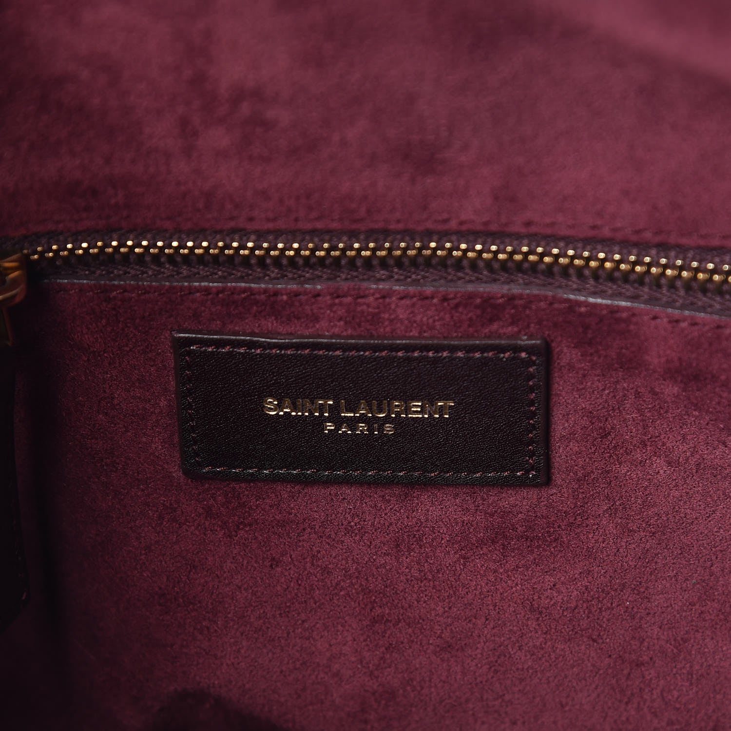 Saint Laurent Calfskin Classic Duffle 6 Bordeaux 8 of 25